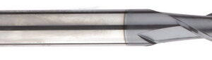 Fraise monobloc carbure hémisphérique 2 dents