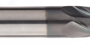 Fraise monobloc carbure hémisphérique 4 dents