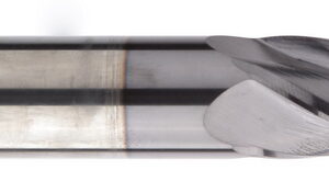 Fraise monobloc carbure 4 dents